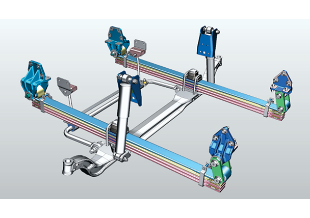 Increased Passenger Comfort with 2 Stage Parabolic Leaf Spring Suspension
