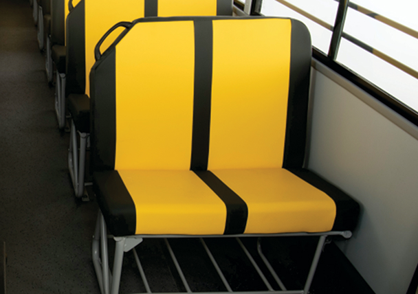Safe Seat Upholstery with Grab Handle