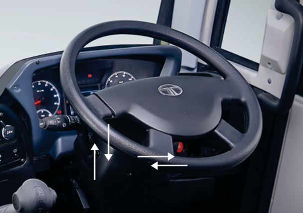 Tilt and Telescopic Corporate Steering for Shoulder Comfort